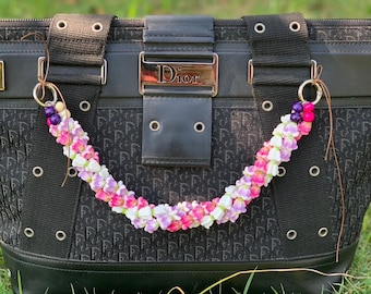 Hawaiian-Style Crown Flower Lei, bag,Purse Charm, car lei