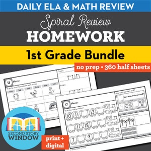 1e leerjaar Wiskunde en Lezen Huiswerk Werkbladen, Educatieve activiteit, Homeschool Afdrukbaar, Wiskunde Werkblad, Afdrukbaar Lezen, Dagelijks overzicht