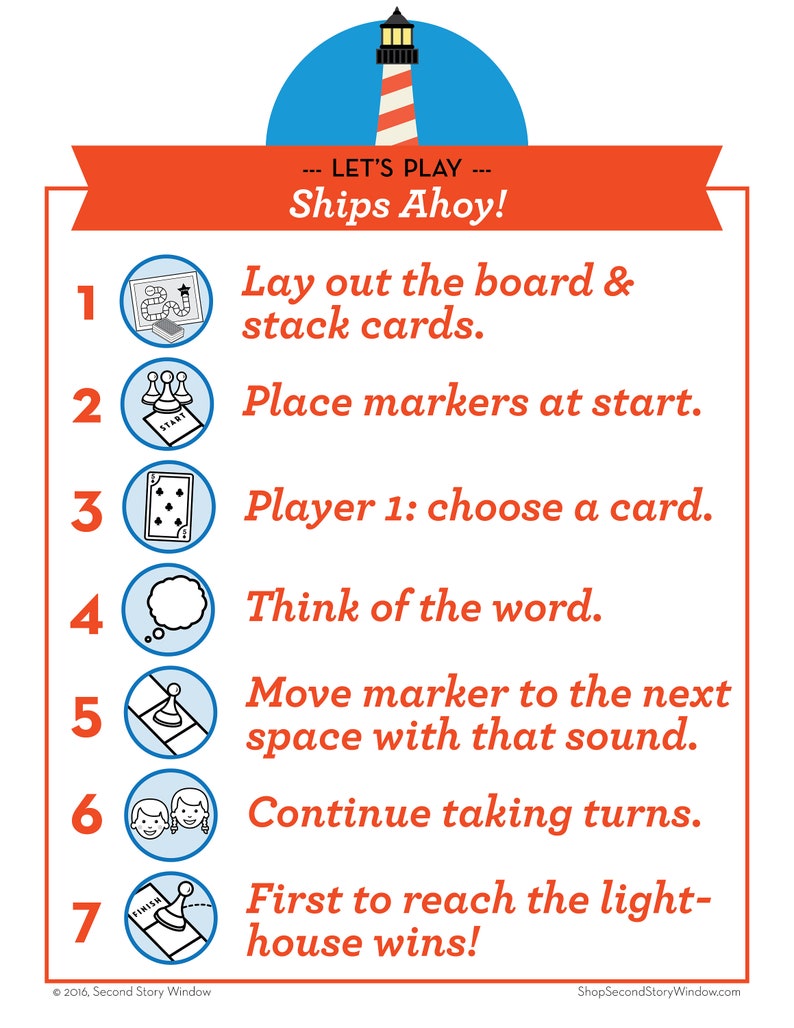 Ships Ahoy Game Phonics Digraph Letter Sound Printable Game, Educational Activity, Home Learning, Homeschool, Reading Printable image 8