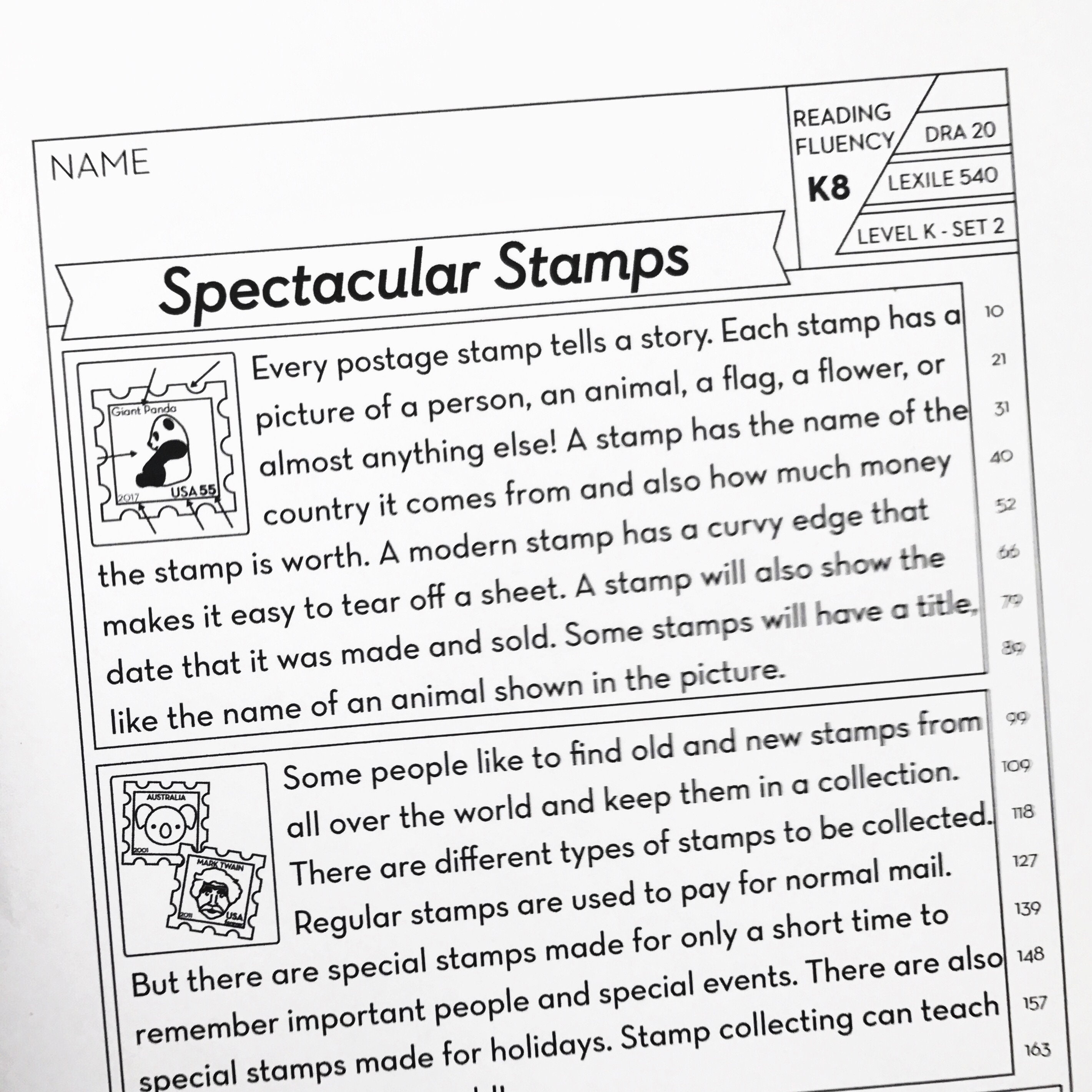 3rd grade printable fluency and reading comprehension passages etsy