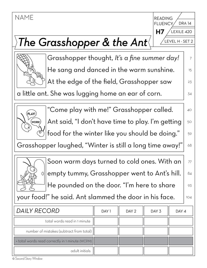 2nd-grade-printable-fluency-and-reading-comprehension-passages-etsy-uk
