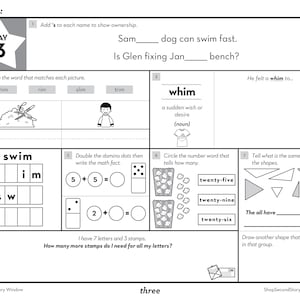 2nd Grade Summer Review Worksheets Printable End of Year Cumulative Review Before 2nd Grade image 8