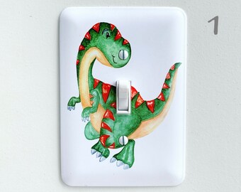 SW007 Dino//Dinosaur PCSL Light Switch Sticker//Decal