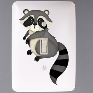 Woodland Animals Light Switch Cover - Single Toggle Switch Plate ...