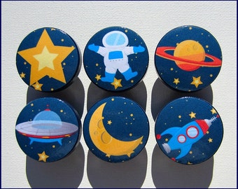 Dresser Knobs, Spaceship, Teen Room, Laundry Room Decor, Cabinet Knobs, Door Knobs, Drawer Pulls, Nursery Decor, Knobs and Pulls, Vanity