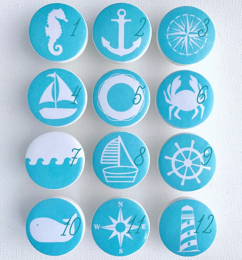 Nautical Nursery Decor Drawer Pulls Nautical Drawer Knob Nautical