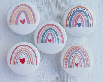 Rainbow Drawer Knobs, Cabinet Pulls, Kids Knobs, Dresser Knobs, Door Knobs, Nursery Decor, Baby Nursery, Drawer Handles