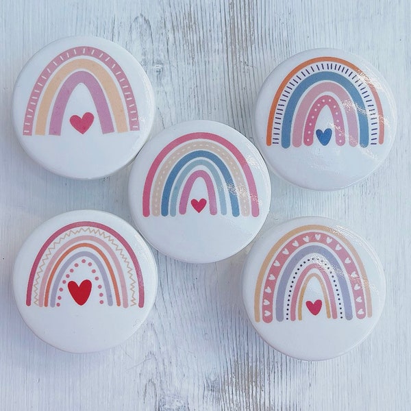 Rainbow Drawer Knob Etsy