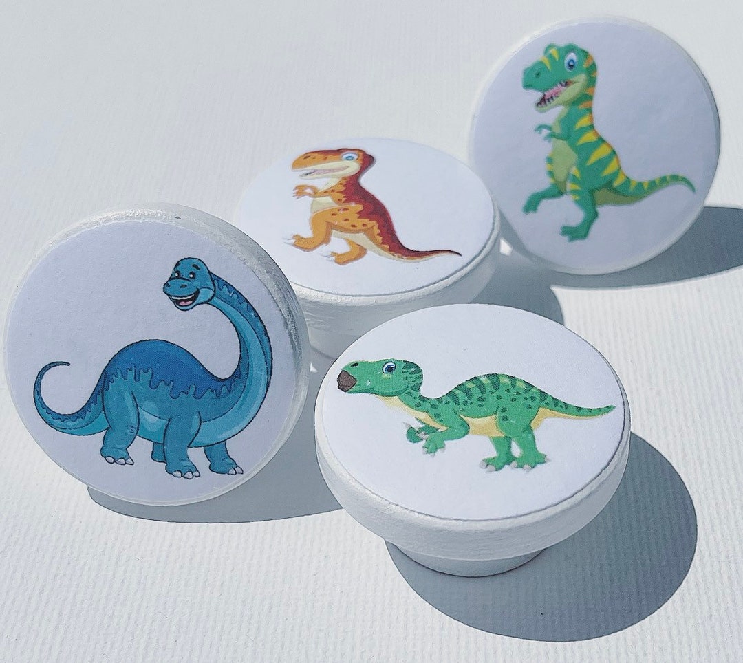 Dinosaur Drawer Knobs, Drawer Pulls, Knobs for Kids Room, Nursery Room