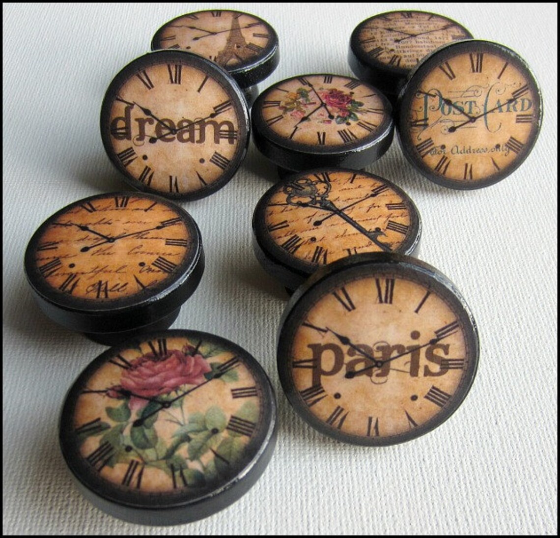 Vintage Clock Knobs Farmhouse Decor Antique Clock Knobs - Etsy