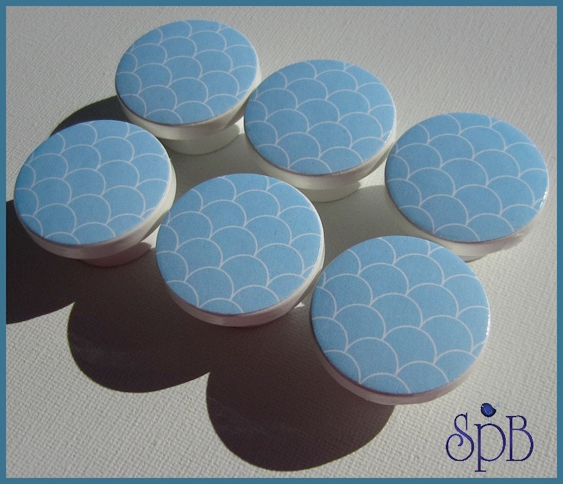 Knobs for Dressers Mermaid Drawer Knobs Mermaid Decor Mermaid Nursery Decor Blue Mermaid Dresser Knobs Dresser Knobs for Kids Room