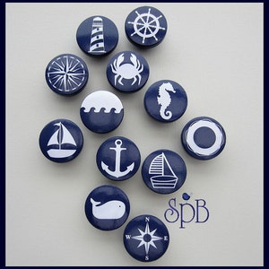 Nautical Drawer Knob, Drawer Pulls, Nautical Nursery Decor, Dresser Knobs for Kids Room