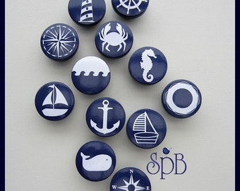 Nautical Drawer Knob, Drawer Pulls, Nautical Nursery Decor, Dresser Knobs for Kids Room