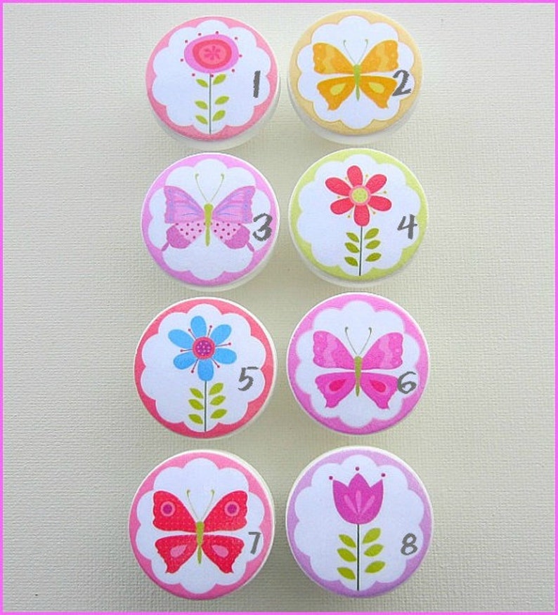 Drawer Knobs Butterfly Knobs Nursery Decor Butterfly Pulls | Etsy