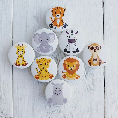 Woodland Animal Drawer Knobs Drawer Handles Dresser Pulls Etsy