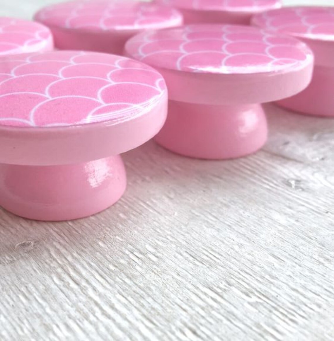 Mermaid Drawer Knobs Knobs for Dressers Mermaid Decor Pink Etsy