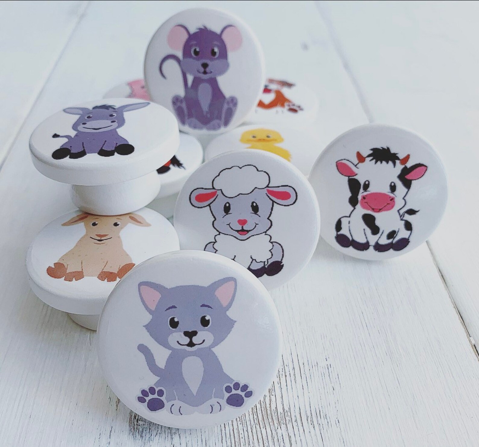 Farm Animal Drawer Knobs Drawer Handles Dresser Pulls Etsy Canada