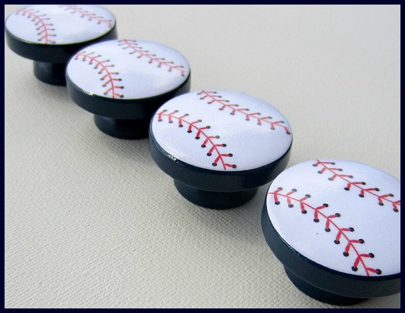 Drawer Knobs Kids Room Knobs For Dresser Drawer Pull Baseball