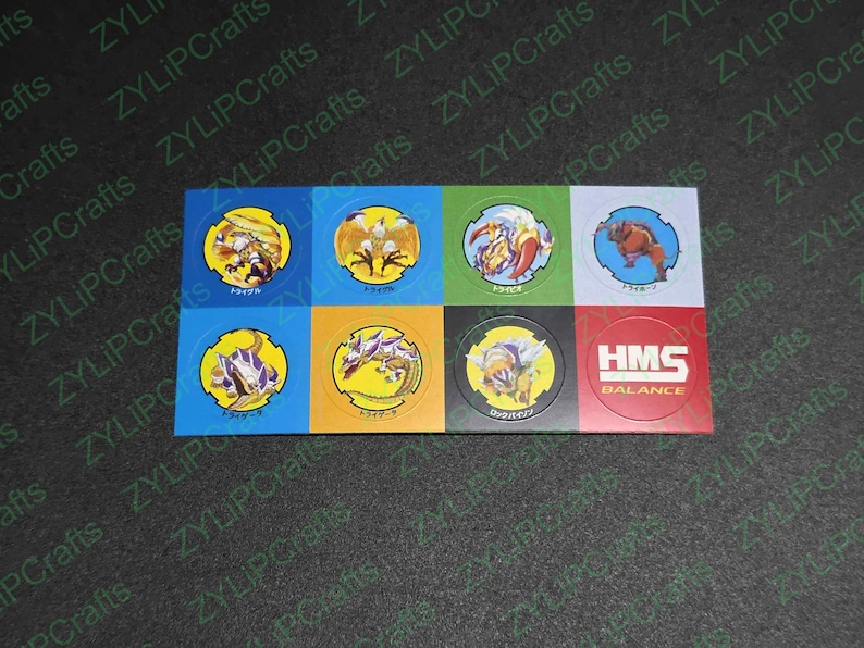 Bitaw Sticker Beyblade Bitchip Sticker - Etsy