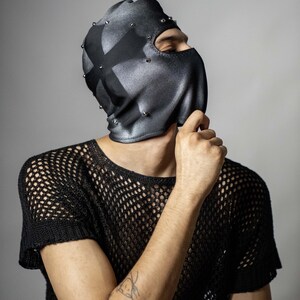 Rick Owens マスク （Rick Owens Black Liquid Latex Mask Rick