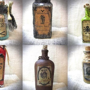 Halloween Potion Bottles