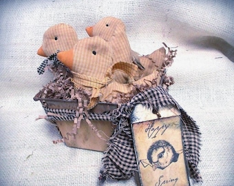 Chicks in Basket/Farmhouse Decor