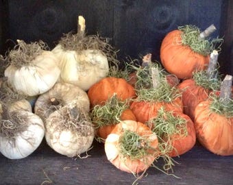 Primitive Muslin Pumpkin Bowl Fillers