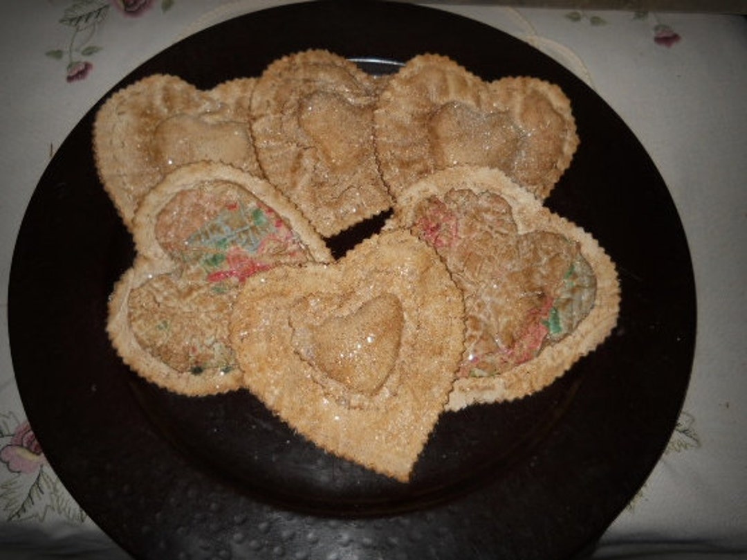 Heart Sugar Cookie Bowl Fillers/ornaments/fapm/faux Food/gift Etsy
