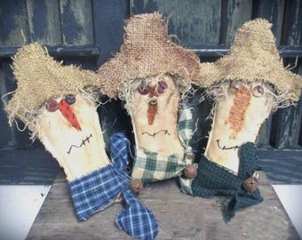 Primitive Scarecrow  Bowl Fillers/Made to Order