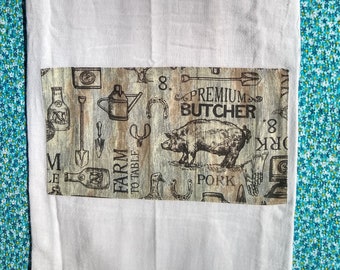 Dish Towel-Farm-pig