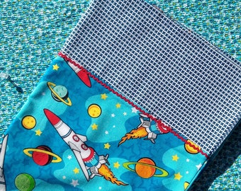 Pillowcase-Rocket ships and planets