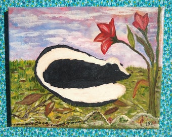 Skunk Painting