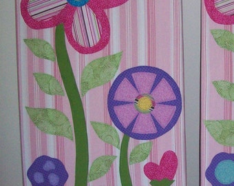 Flowers wall hanger