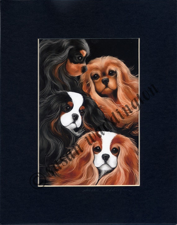 etsy cavalier king charles spaniel