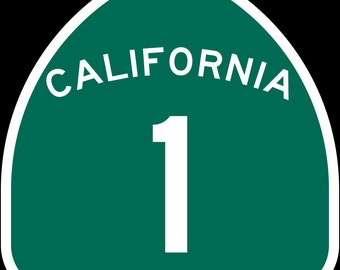カリフォルニア州道99号線の道路標識ステッカー、ロードトリップ