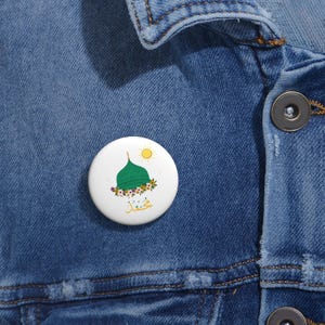 Custom Religious Pin Buttons, Personalized Badges, Faith-Inspired Gifts, Spiritual Accessories, Eco-Friendly Buttons, Islamic Decor