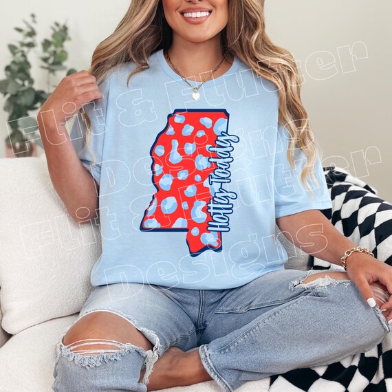 Ole Miss Hotty Toddy Mississippi Sublimation PNG