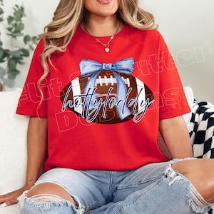 Ole Miss Football Hotty Toddy with Bow Sublimation DTF PNG