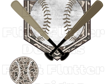 DIGITAL PNG Camo Baseball Full Front/Back and Pocket dtf sublimation png