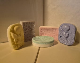 5 diverse saponette profumate