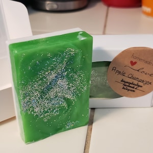 Apple Champagne vegan bar soap