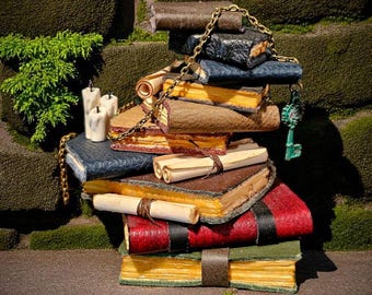 Miniature Bookstack