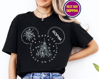 Personalized Disney Family Vacation Shirt, Mickey Mouse Tee