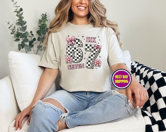 Funny Christmas Meme Tee, Six Seven Shirt