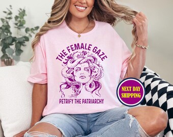 Medusa Snake Hair Shirt, The Female Gaze, Feminism Tee