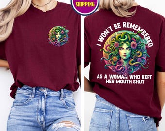 Medusa Feminist T-Shirt, Girl Power, Women Rights Tee