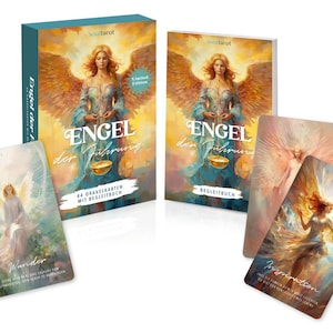 Carte degli angeli "Angelo della guida", carte della fortuna, tarocchi, carte dell'oracolo, lettura delle carte, divinazione, set di carte dei tarocchi