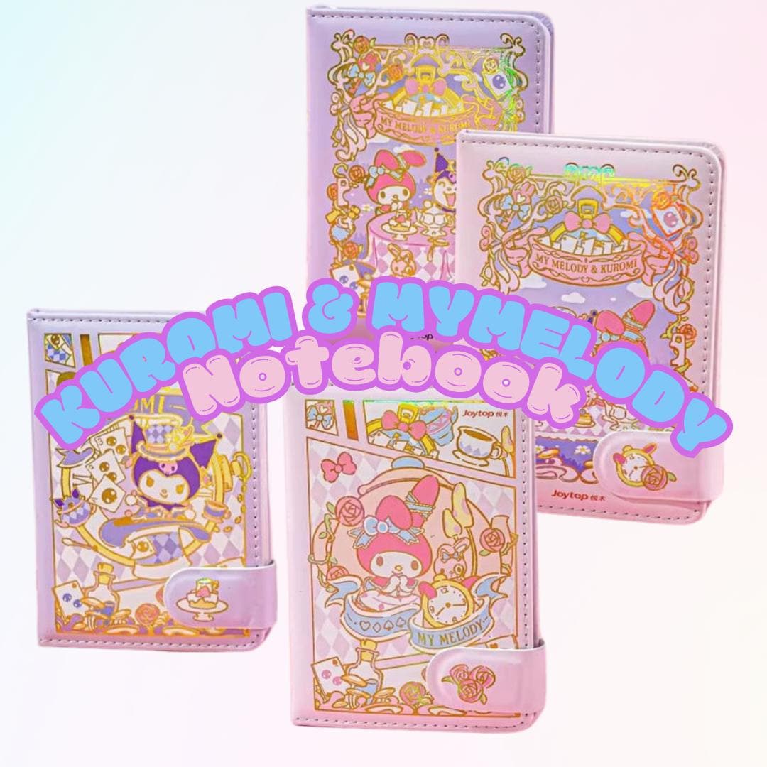 Sanrio My Melody & Kuromi A6 Magnetic Closure Planner Notebook