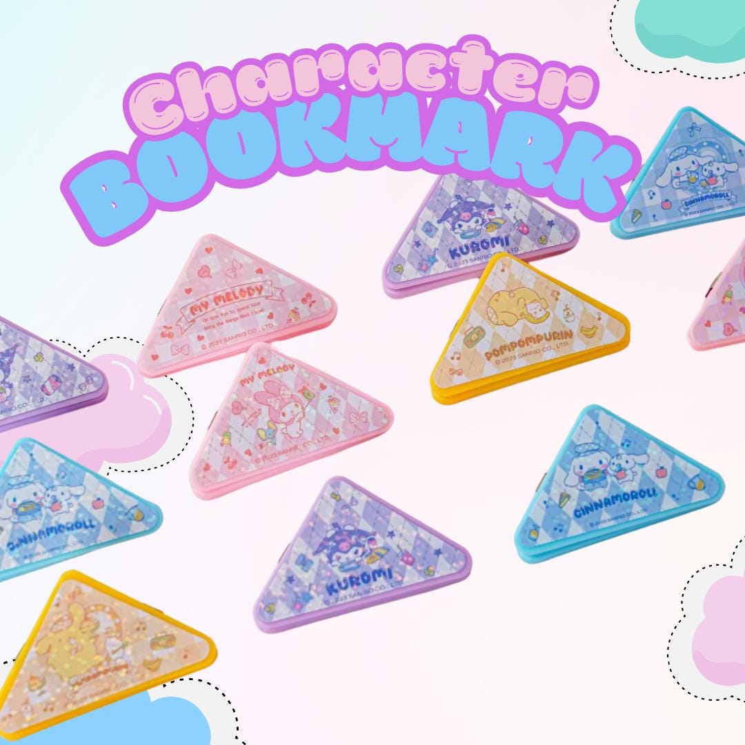 Cute Characters Bookmarks Metal Clip | Kawaii Accessories Stationery ...