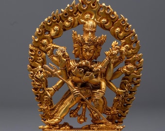 機械で作られたチャクラサンヴァラ像 | チベット仏教美術 - Etsy 日本